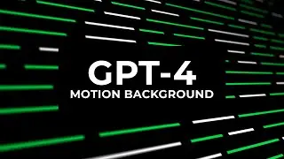 GPT-4 Inspired No Copyright Animated Background by #motionmade