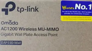 Tp-Link EAP230-Wall Omada AC1200 Wireless MU-MIMO Gigabit Wall-Plate Access Point 