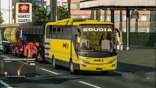 ETS2 1.30 - Soudia X Hino AK 1J Non AC coach - BD BUS MOD