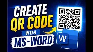 HOW TO CREATE QR CODE IN MS-WORD | NO INTERNET REQUIRED