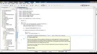Toast Example in android