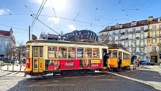 Trams in Lisbon, Portugal 🇵🇹 | 2025