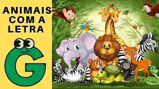 ANIMAIS COM A LETRA G | BICHOS COM A LETRA G | ANIMAIS QUE COMEÇAM COM A LETRA G | SOMBRA ANIMAIS