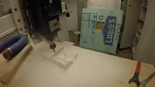 CNC Routing Toolpath Study Timelapse