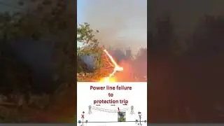 Tree on Power Line | #powerlines | #shorts |#shortsvideo