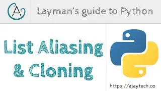 List Aliasing & cloning in Python