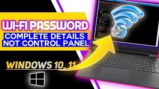 How to Check Connected Wi-Fi Password | Why Not show Control Panel | 2 Command wifi full details PC