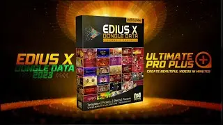 NEW EDIUS X, 9,8 Wedding Project Dongle Data  - 2023 | Wedding Video Mixing Dongle