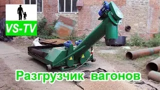 Unloader of hopper type cars
