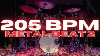 205 BPM - Metal Drum Beat - Loop 2