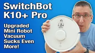 SwitchBot K10+ Pro - Mini Robot Vacuum Sucks Even More!