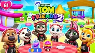 MY TALKING TOM FRIENDS 2 🌊 Pool Party Fun & Crazy Food Challenge!
