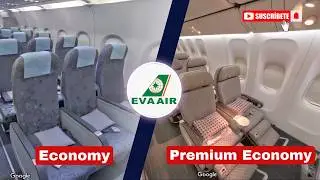 Eva air Economy class vs Premium economy Comparison