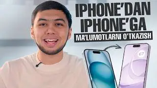 iPhone'dan iPhone'ga ma'lumotlarni o'tkazish (ayfondan ayfonga perenos danniy)