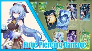 Ganyu and Nahida Combo Does MASSIVE AOE Damage | Genshin TCG