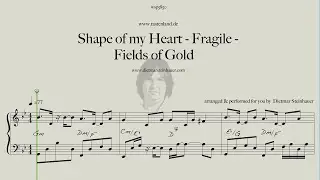Shape of my Heart - Fragile - Fields of Gold