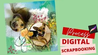 Digital Scrapbooking  in Procreate with Procreate