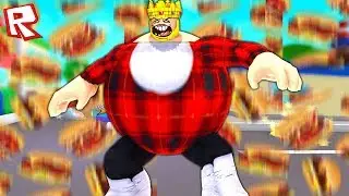 РАСТОЛСТЕЛ ДО ОГРОМНЫХ РАЗМЕРОВ! СИМУЛЯТОР ТОЛСТЯКА! ROBLOX