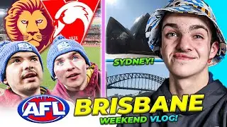 BRISBANE & SYDNEY AFL WEEKEND VLOG 2023!