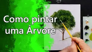 Como pintar uma Árvore