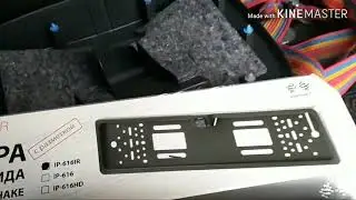 Установка камеры заднего вида на авто....