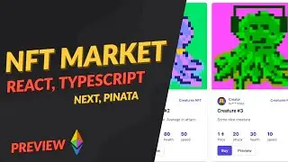 NFT Marketplace in React, Typescript & Ethereum - Full Guide [Early Preview]