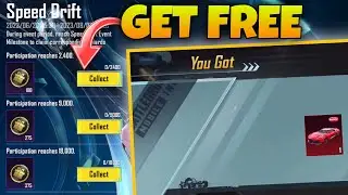 HOW TO GET FREE BUGATTI SKIN IN BGMI | SPEED DRIFT EVENT | PARTICIPATION REACHES 2400