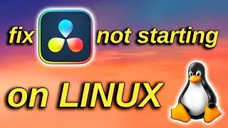 HOW TO FIX DAVINCI RESOLVE 20 & 19 NOT STARTING ON LINUX! - EASY STEP BY STEP GUIDE - @Linux For All