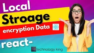 🔥 Writing Code for encryption Data in localStorage in React JS | ecommerce website  | Hindi
