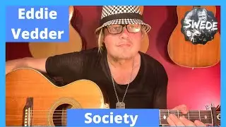 Society Eddie Vedder Guitar Lesson / Tutorial