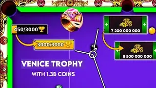 Venice trophy with 1300M Coins - 8 ball pool