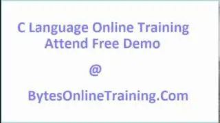 C Language Online Training