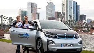 Fotoshooting Frankfurt Marathon mit Anna und Lisa Hahner
