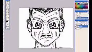 Sketching a Face - Wacom Tablet