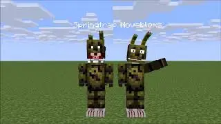 Springtrap and novablox fnaf 3 rig for mine imator out of date