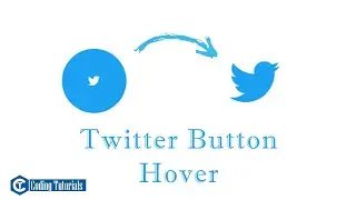 Twitter Hover Button | Coding Tutorials 