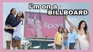 i'm on a billboard!!!!! | vlog ft. BTS & first reactions