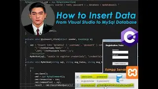 How to Insert Data to Mysql Database in Windows Application using Xampp Server