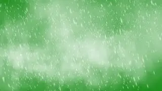 heavy snowstorm - green screen