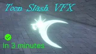 Toon SLASH EFFECT using unity's particle system