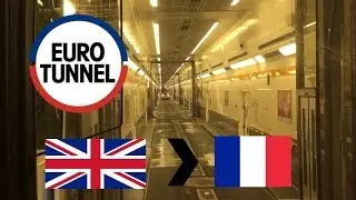 Eurotunnel Le Shuttle (Channel Tunnel) - UK To France (Full Journey On Coach)