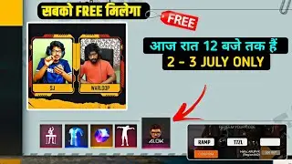 FREE FIRE REDEEM CODE TODAY 2 JULY | FREE FIRE REDEEM CODE | FF REDEEM CODE TODAY