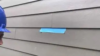 Retrofit a butt joint flashing for Fiber Cement lap Siding.