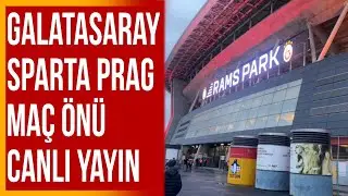 Galatasaray - Sparta Prag Stadyum Önü Canlı Yayın