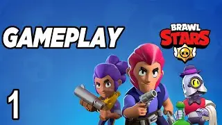 Brawl Stars - Gameplay Walkthrough Part 1 - Shelly, Colt: Gem Grab
