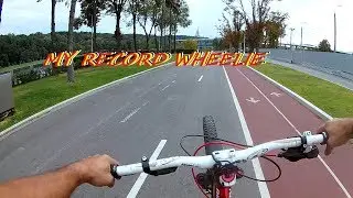Willie 4 km by bike . application to the Russian book of records. 1 step to Guinness world record