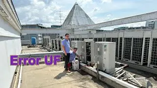 Do you face the same problem AC blinking | error UF | Daikin RZR125LVVM