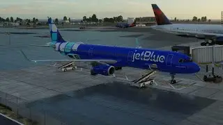 JBU A321 Landing | TNCM | Xplane-12
