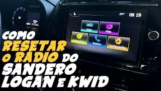 Como RESTAURAR MULTIMÍDIA / RÁDIO do RENAULT KWID SANDERO e LOGAN