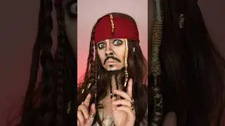 Watch me transform into JACK SPARROW #makeup